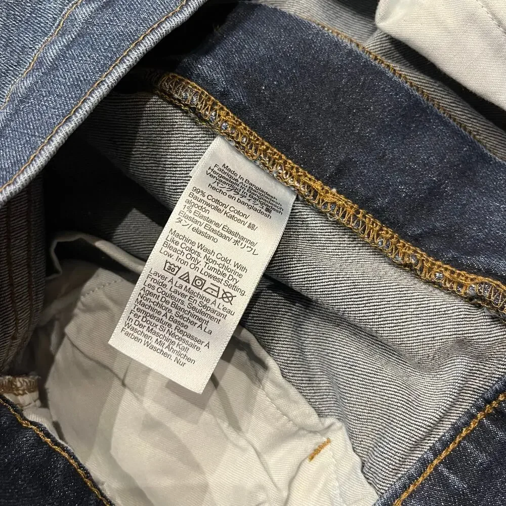 NEW J Crew Athletic Slim Fit Jeans Signature Flex 36x32 Denim Normcore Casual